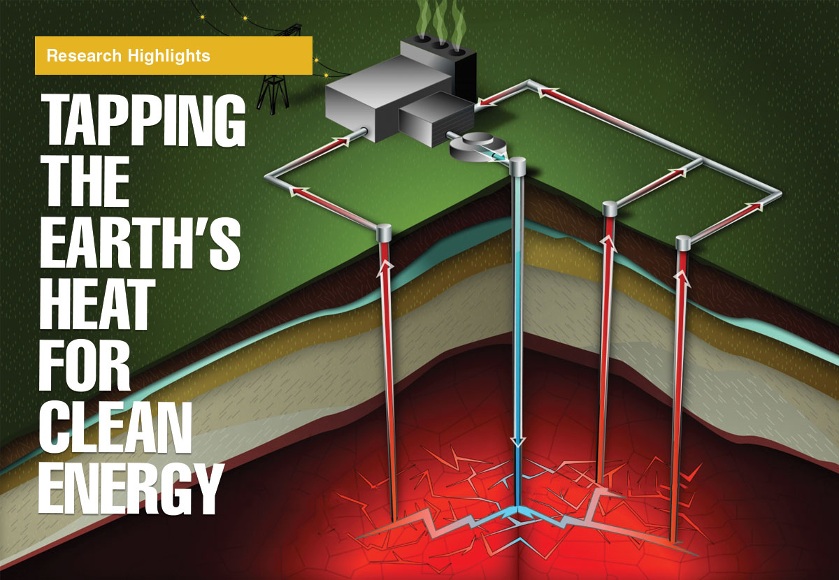 Geothermal system graphic