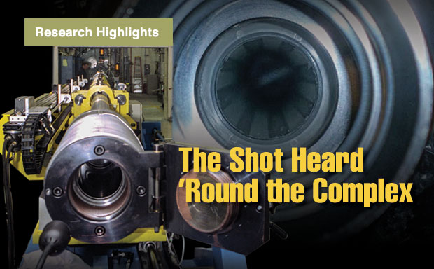 Article title: The Shot Heard 'Round the Complex.