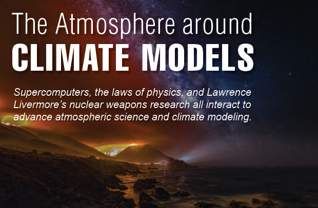 Supercomputers, the laws of physics, and Lawrence Livermore’s nuclear weapons research all interact to advance atmospheric science and climate modeling.