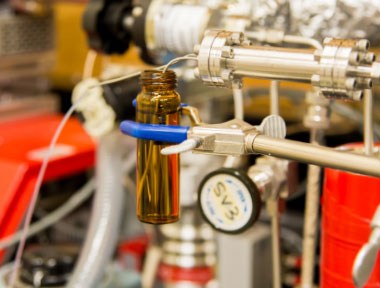 The noble gas membrane inlet mass spectrometer (NG-MIMS) is a simple benchtop instrument developed at Livermore to measure dissolved noble gases in water samples. For instance, NG-MIMS can detect the arrival of introduced xenon to establish the underground travel time of water. 