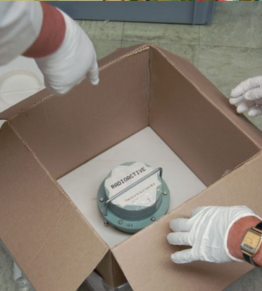 In 2015, the All-Russian Scientific Research Institute of Experimental Physics shipped highly purified plutonium-244 (shown here) to Lawrence Livermore, where it was further purified, analyzed, and dispensed into aliquots. The plutonium was finally made into a high-purity certified reference material for use in analyses of environmental samples from the International Atomic Energy Agency.