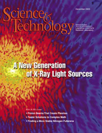 December 2003 S&TR Cover