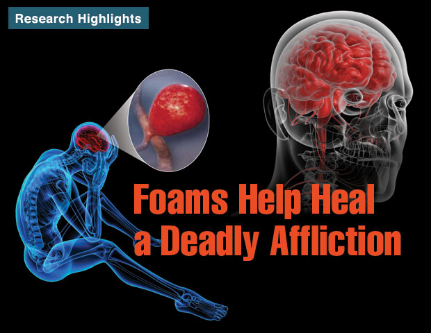 Article title: Foams Help Heal  a Deadly Affliction