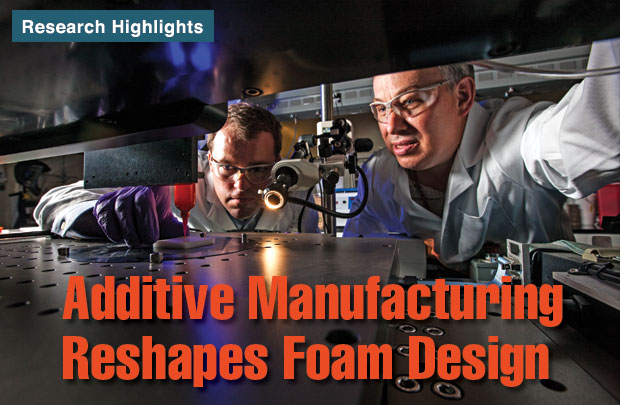 Article title: Additive Manufacturing Reshapes Foam Design