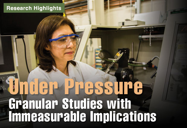 Article title: Under Pressure: Granular Studies with Immeasurable Implications